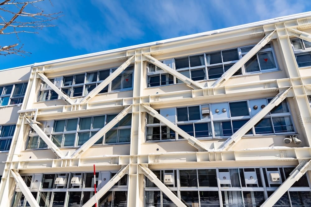 小学校の耐震工事