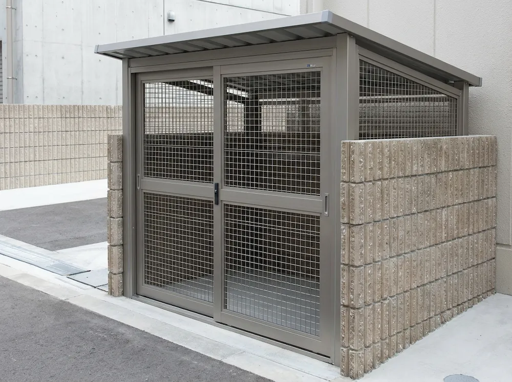 ゴミ置き場のメンテナンス施工例
