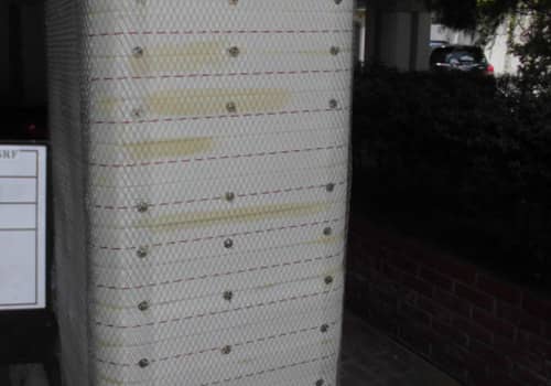 SRF工法（包帯補強）による耐震補強の施工例